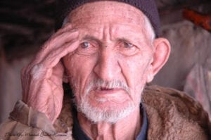 چهره مرد پیر