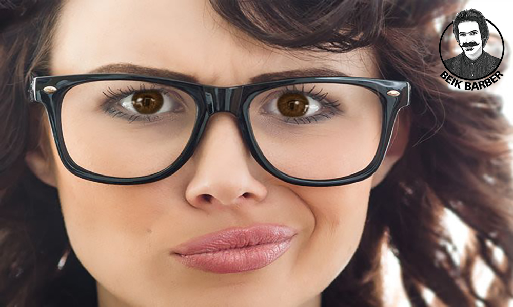آرایش افراد عینکی