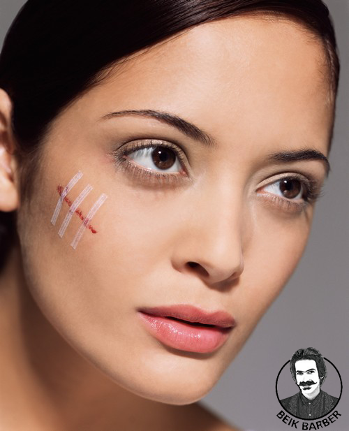 چگونگی ایجاد زخم،جای چاقو، تیر خوردگی،سوختگی،خال و زگیل بر روی پوست