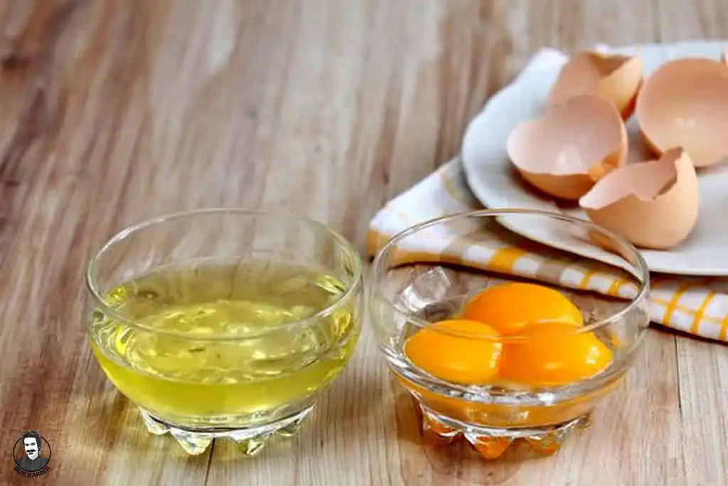 ترکیب روغن زیتون و تخم مرغ