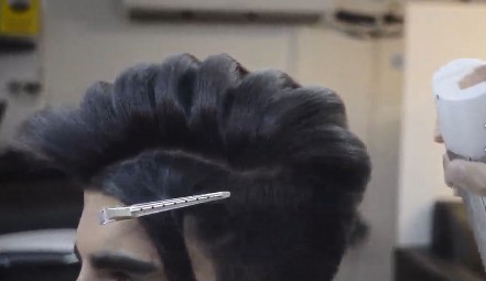استفاده از تافت کاسپین برای شینیون مو مردانه و پسرانه