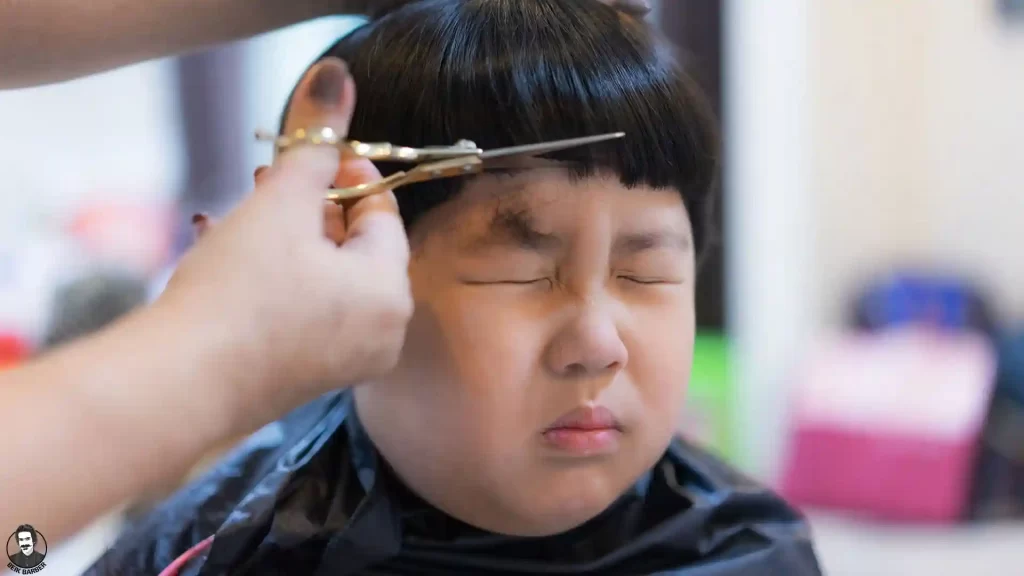 نحوه اصلاح موی کودک